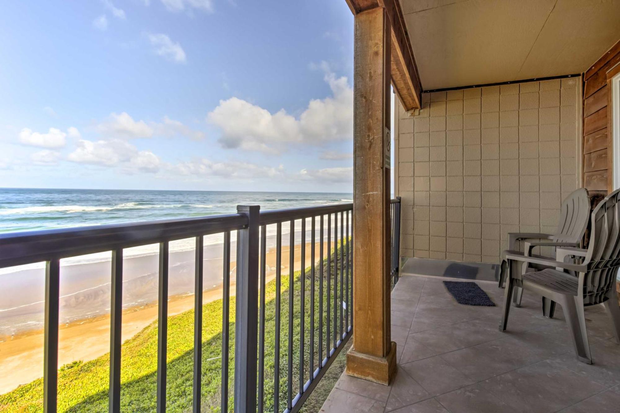 Beachfront Lincoln City Condo-Patio And Pool Access! Exterior foto